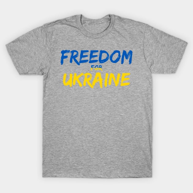 Free Ukraine T-Shirt by QuoTeeUK